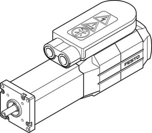 Серводвигатель Festo EMMS-AS-40-S-LS-TS
