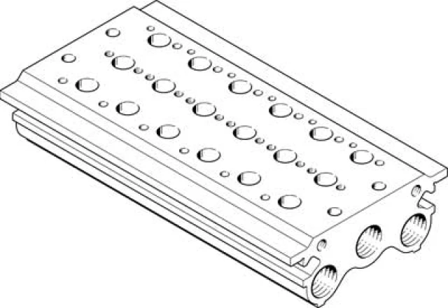 Плита для блочного монтажа Festo PRS-1/4-6-B