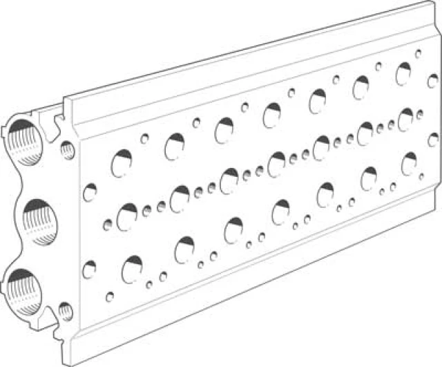 Плита для блочного монтажа Festo PRS-1/4-7-B
