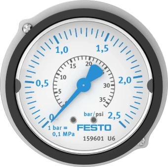 Фланцевый манометр Festo FMA-63-2,5-1/4-EN