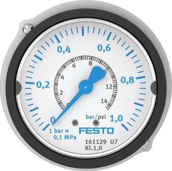 Прецизионный фланцевый манометр Festo FMAP-63-1-1/4-EN
