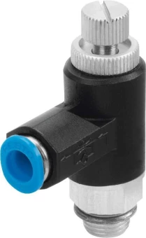 Дроссель с обратным клапаном Festo GRLA-1/4-QS-6-RS-B