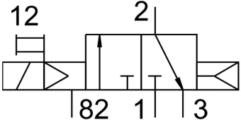 Распределитель с электроуправлением Festo CPE24-M1H-3GL-3/8