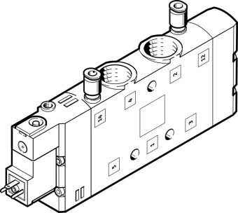 Распределитель с электроуправлением Festo CPE24-M1H-5LS-3/8