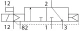 Распределитель с электроуправлением Festo CPE18-M2H-3GLS-QS-8