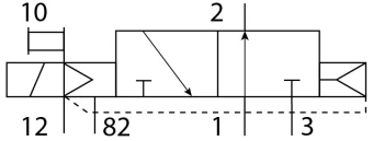 Распределитель с электроуправлением Festo CPE24-M3H-3OLS-3/8
