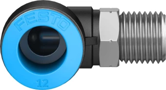 Штуцер цанговый угловой Festo QSL-1/4-12