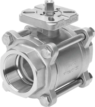 Шаровой кран Festo VZBA-2"-GG-63-T-22-F0507-V4V4T Ру63 Ду50 (PN63 DN50)