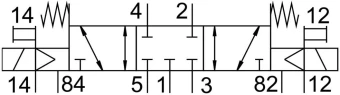 Распределитель с электроуправлением Festo CPE24-M3H-5/3GS-3/8