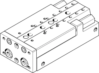 Мини-суппорт Festo SLT-25-100-P-A