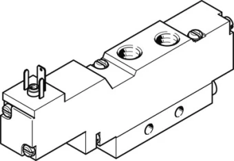 Распределитель с электроуправлением Festo MEBH-5/2-1/8-B-230AC