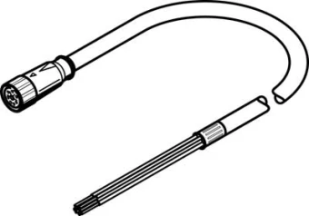 Кабель резольвера Festo NEBM-M23G12-E-5-N-S1G9