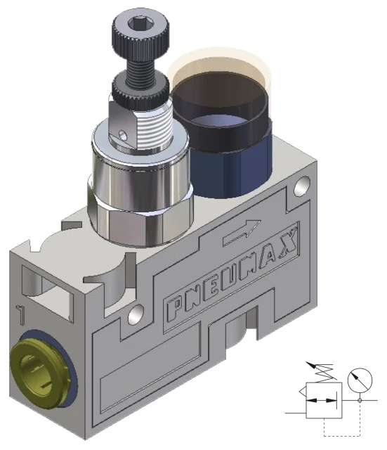 Миниатюрный регулятор давления Pneumax 17522A6.C