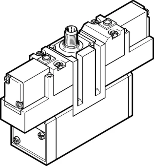 Распределитель с электроуправлением Festo JMEBDH-5/2-D-3-ZSR-C