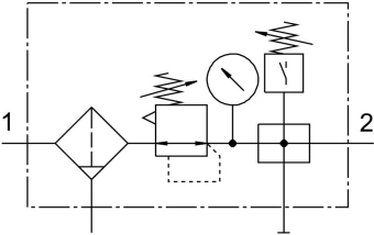 Блок подготовки воздуха Festo LFR-3/8-D-MIDI-KE