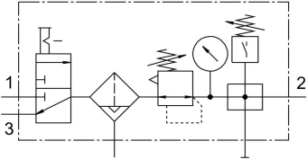 Блок подготовки воздуха Festo LFR-1/2-D-MIDI-KF-A