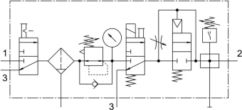 Блок подготовки воздуха Festo LFR-3/4-D-MAXI-KG