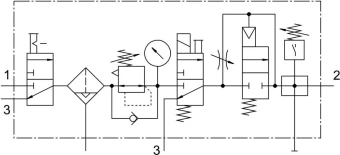 Блок подготовки воздуха Festo LFR-3/4-D-MAXI-KG-A