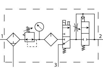 Блок подготовки воздуха Festo FRC-1/2-D-MIDI-KE