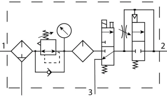 Блок подготовки воздуха Festo FRC-3/4-D-MAXI-KE