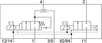 Генератор вакуума Festo CPV18-M1H-VI140-2GLS-1/4