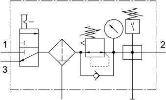 Блок подготовки воздуха Festo LFR-1/2-D-MAXI-KF