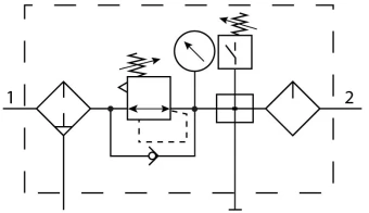 Блок подготовки воздуха Festo FRC-1/2-D-MAXI-KB