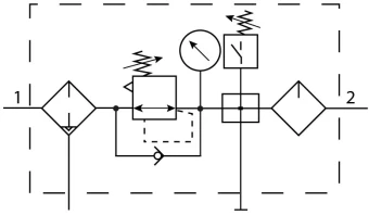 Блок подготовки воздуха Festo FRC-1/2-D-MAXI-KB-A