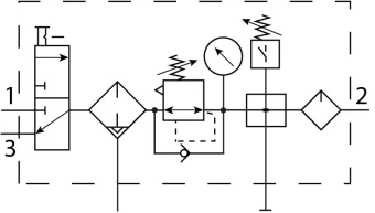 Блок подготовки воздуха Festo FRC-1/2-D-MAXI-KC-A