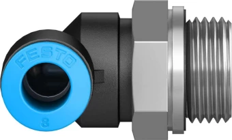 Штуцер цанговый угловой Festo QSL-G3/8-8