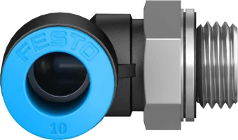 Штуцер цанговый угловой Festo QSL-G1/4-10