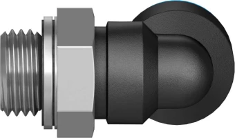 Штуцер цанговый угловой Festo QSL-G1/4-10