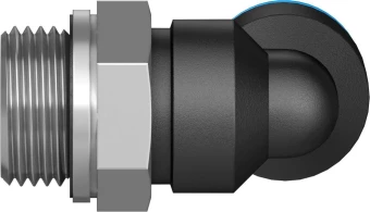 Штуцер цанговый угловой Festo QSL-G3/8-10