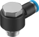 Штуцер цанговый угловой с наружным шестигранником Festo QSLV-G1/8-4