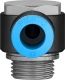 Штуцер цанговый угловой с наружным шестигранником Festo QSLV-G1/2-12