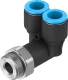 Тройник цанговый с резьбой угловой Festo QSYL-G1/8-6