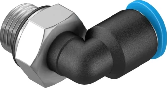 Штуцер цанговый угловой Festo QSML-G1/8-6