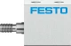 Короткоходовой пневмоцилиндр Festo ADVC-12-5-A-P