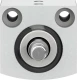 Короткоходовой пневмоцилиндр Festo ADVC-25-5-A-P