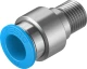 Штуцер цанговый с внешним шестигранником Festo QS-1/4-12-I