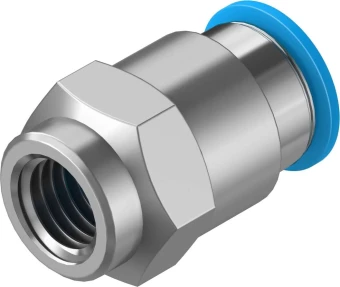 Штуцер цанговый с внутренней резьбой Festo QSF-1/4-12-B
