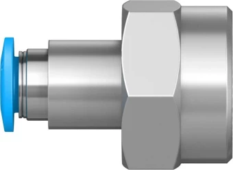Штуцер цанговый с внутренней резьбой Festo QSF-3/8-6-B