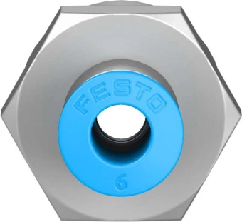 Штуцер цанговый с внутренней резьбой Festo QSF-3/8-6-B