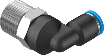 Штуцер цанговый угловой Festo QSL-3/8-6