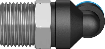 Штуцер цанговый угловой Festo QSL-3/8-6