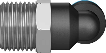 Штуцер цанговый угловой Festo QSL-1/2-10