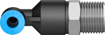 Штуцер цанговый угловой удлиненный Festo QSLL-3/8-6