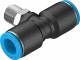 Тройник цанговый с резьбой переходной Festo QST-1/4-12