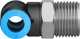 Тройник цанговый с резьбой переходной Festo QST-1/2-10