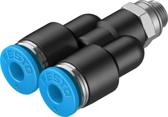 Тройник цанговый с резьбой Festo QSY-M5-4